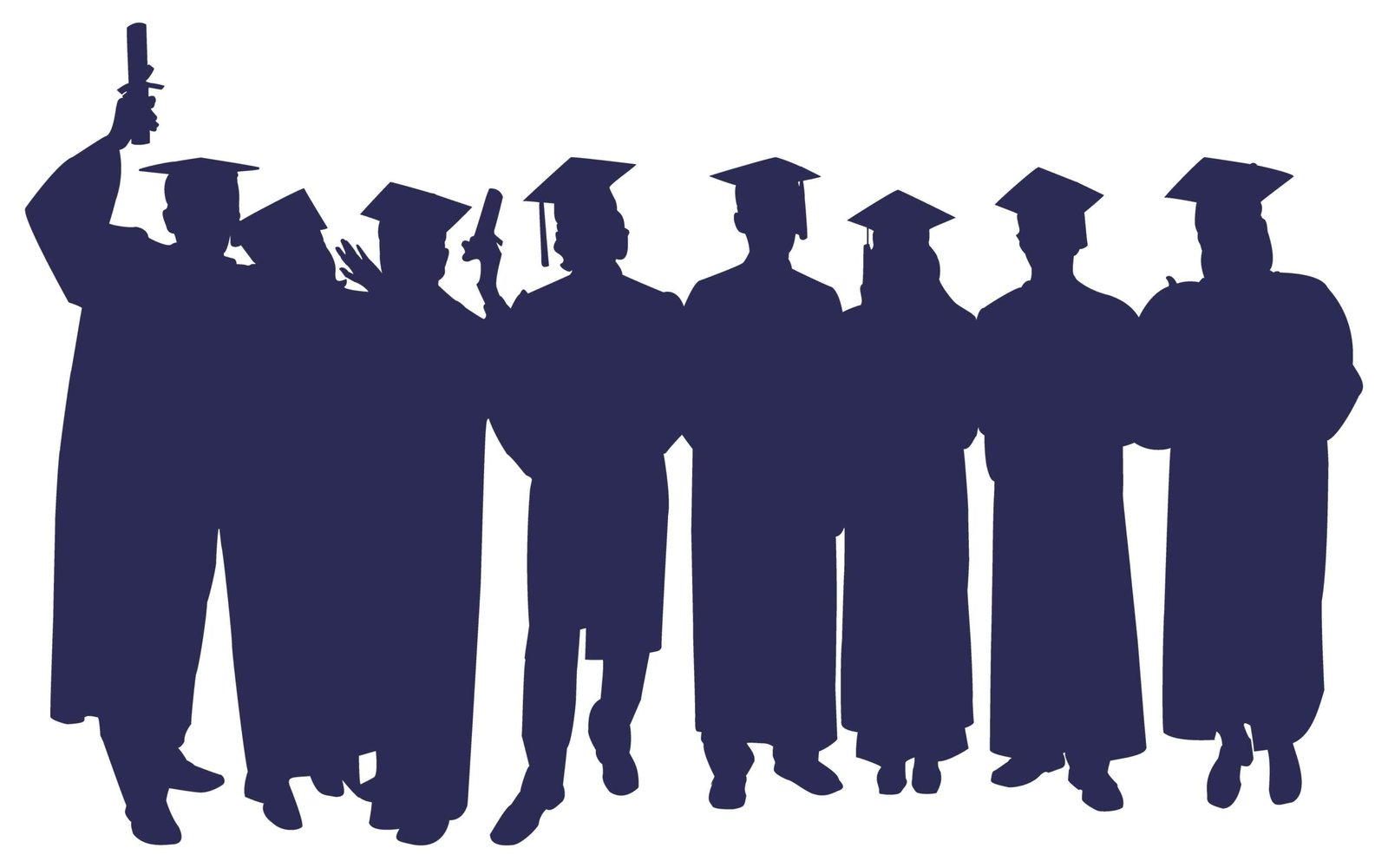 Celebrating university graduation Vector Illustration