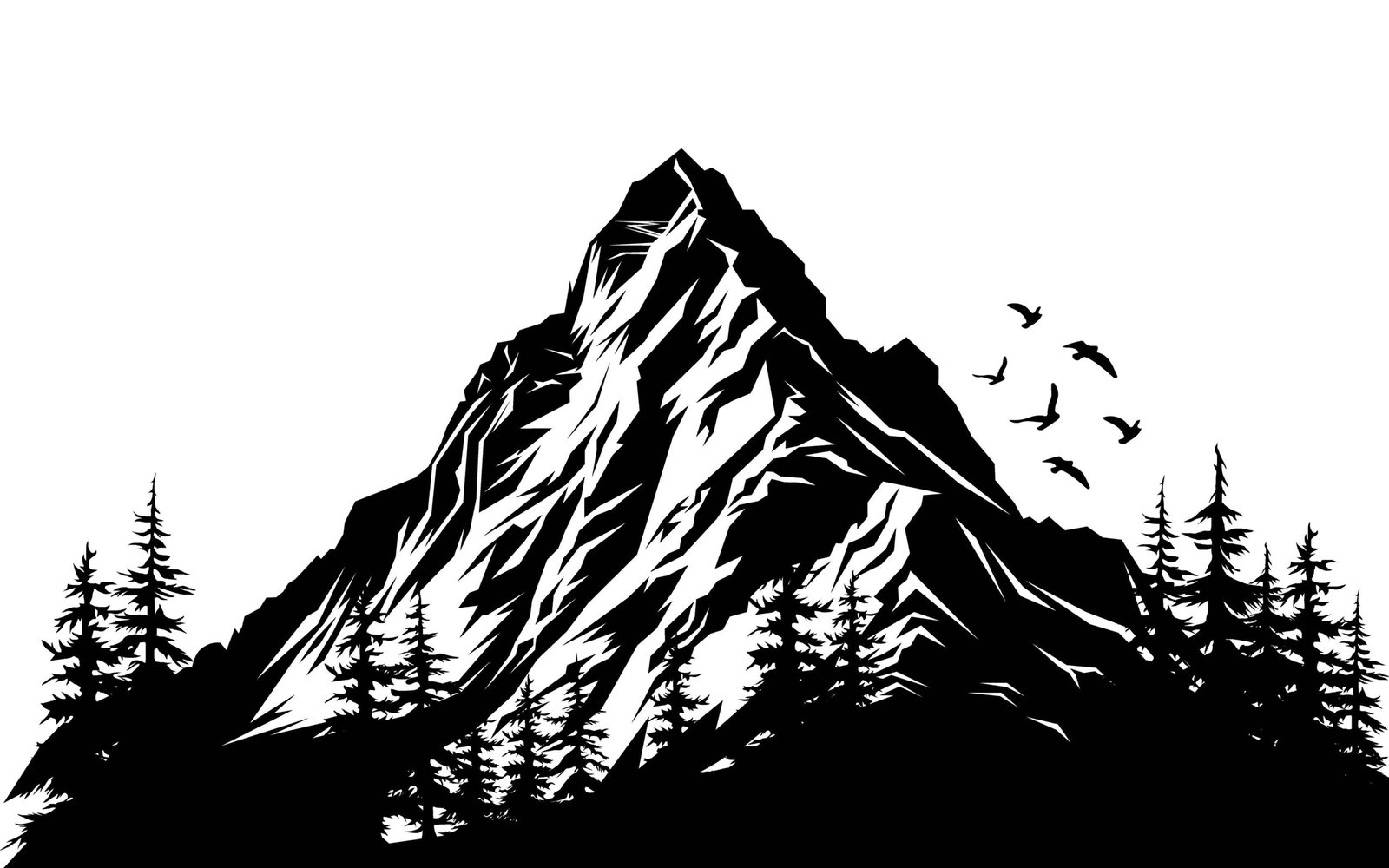 Mountain silhouettes 002