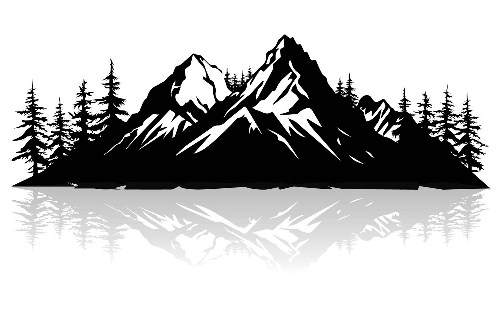 Mountain silhouettes 003